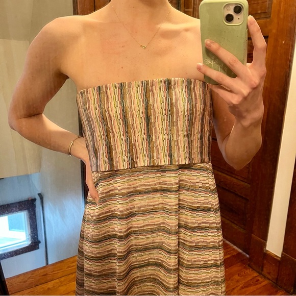 Alexis Striped Strapless Maxi Dress - Picture 3 of 11